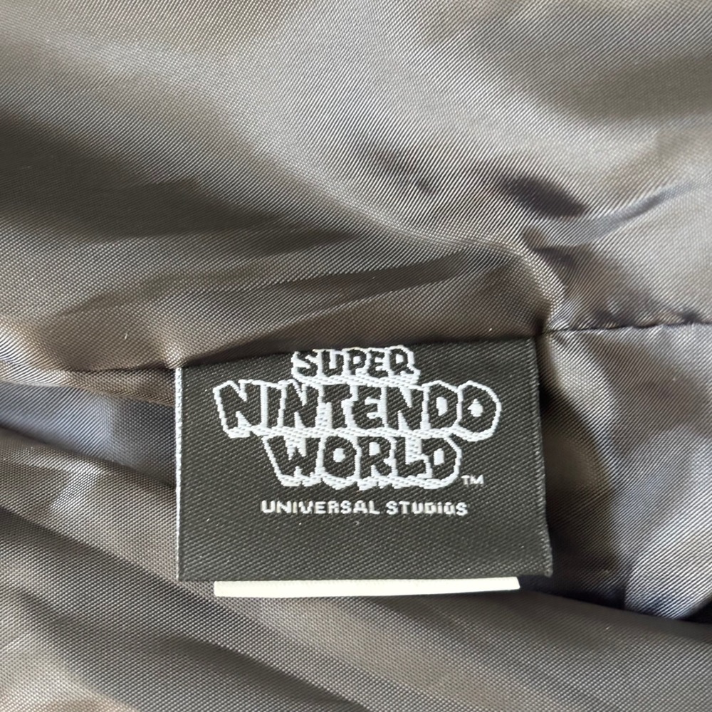 Super Nintendo World Luigi Drawstring‎ Backpack Universal Studios Large 18"x14" - Picture 4 of 10